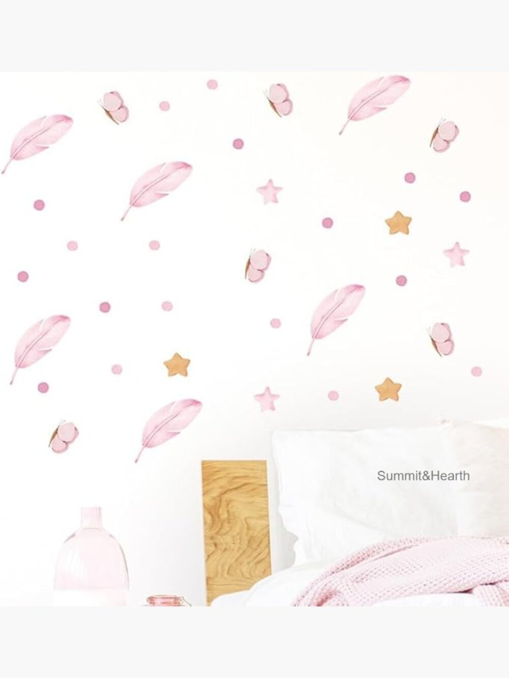 Vinyl Wall Decals 3 Sheets Nursery Decor Peel Stick DIY